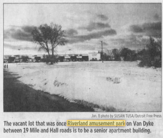 Riverland Amusement Park (Utica Amusement Park) - 2009 Mention (newer photo)